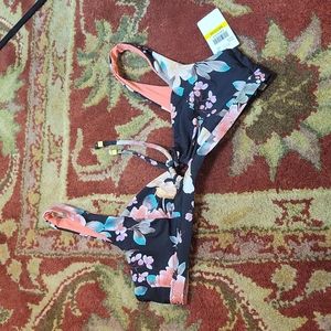 BECCA floral bikini top
